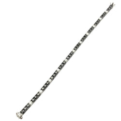 Bracelet Ligne en or blanc et diamants - Castafiore