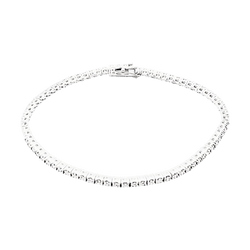 Bracelet Ligne en or blanc et diamants - Castafiore