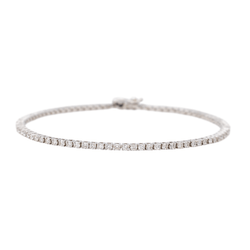 Bracelet Ligne en or blanc et diamants - Castafiore