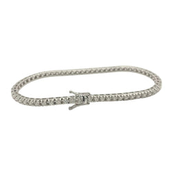 Bracelet Ligne en or blanc et diamants - Castafiore
