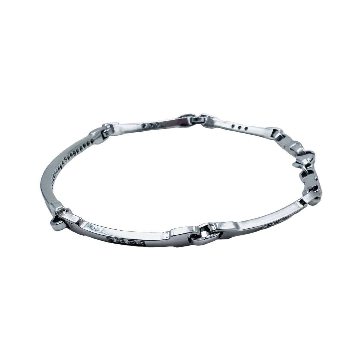 Bracelet Ligne en or blanc et diamants - Castafiore