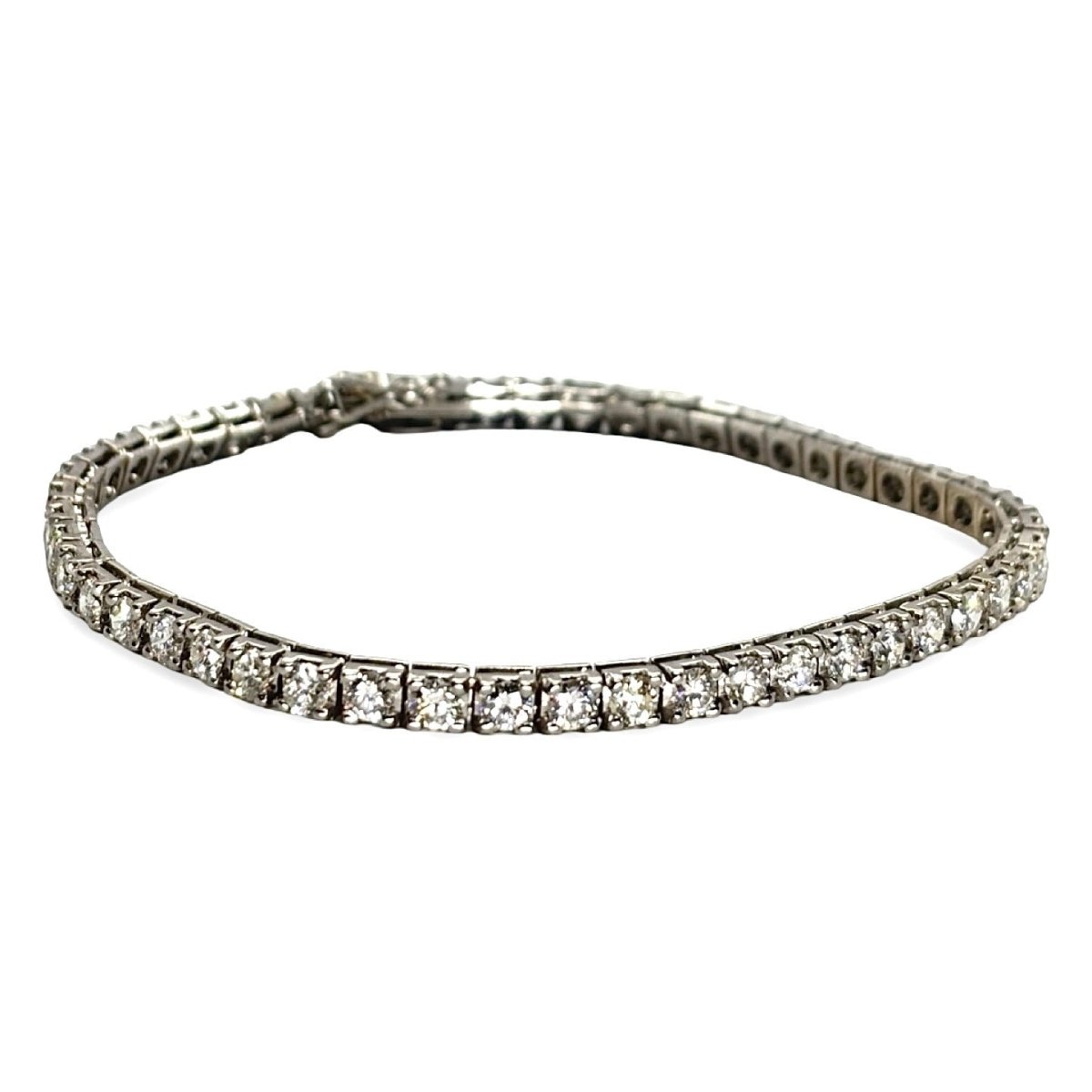 Bracelet Ligne en or blanc et diamants - Castafiore