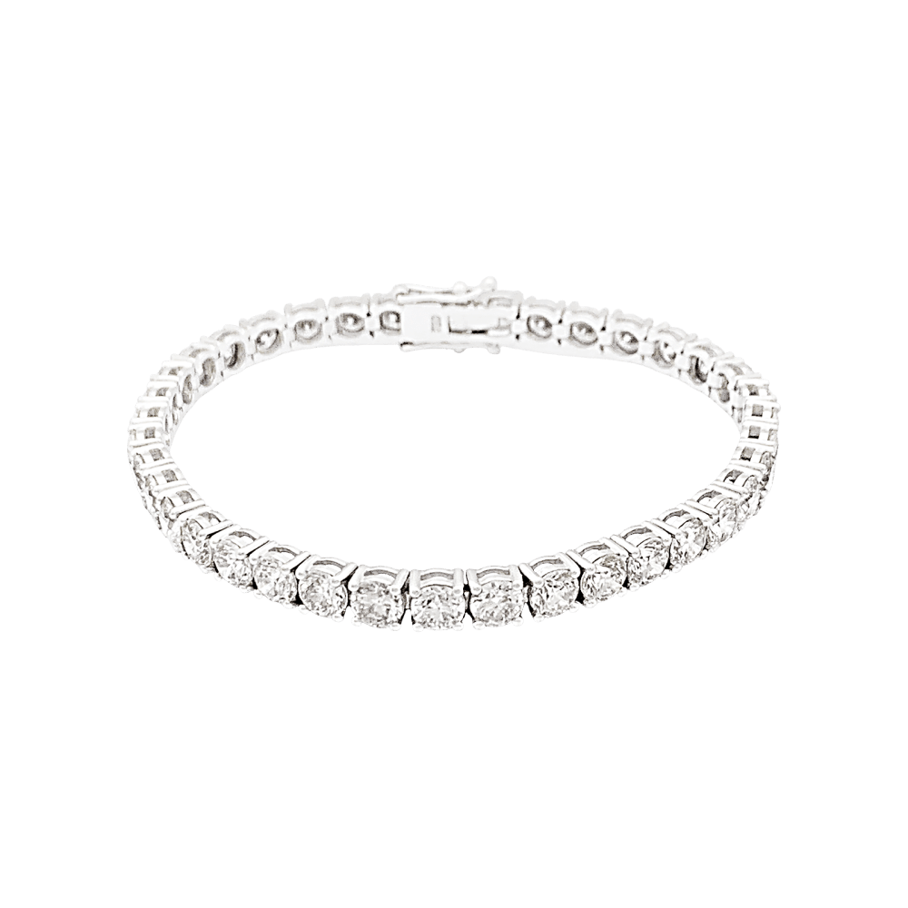 Bracelet Ligne en or blanc et diamants - Castafiore