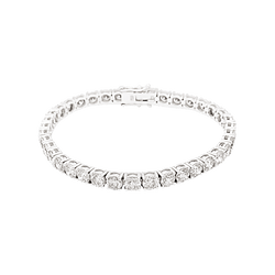 Bracelet Ligne en or blanc et diamants - Castafiore