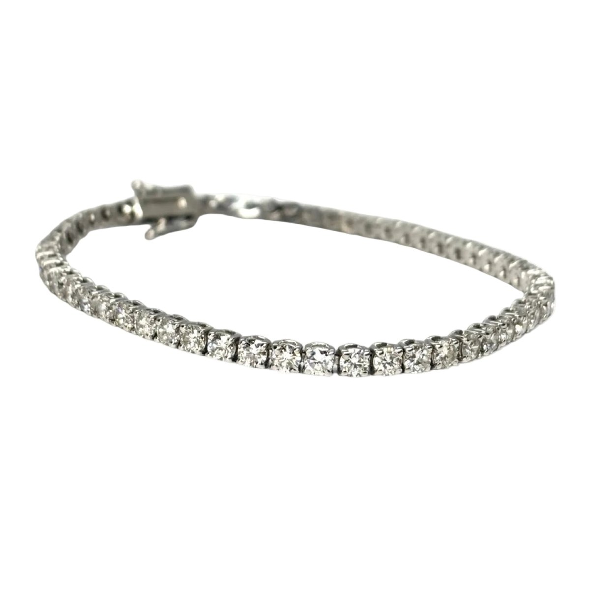 Bracelet Ligne en or blanc et diamants - Castafiore