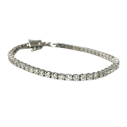 Bracelet Ligne en or blanc et diamants - Castafiore