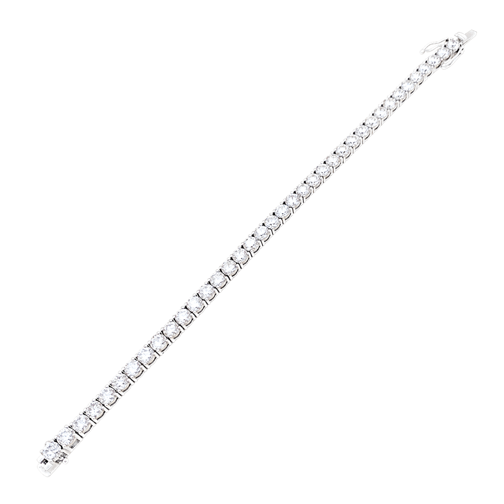 Bracelet Ligne en or blanc et diamants - Castafiore