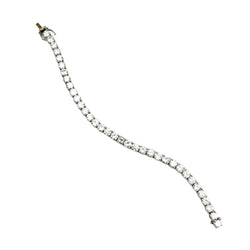 Bracelet Ligne en or blanc et diamants - Castafiore