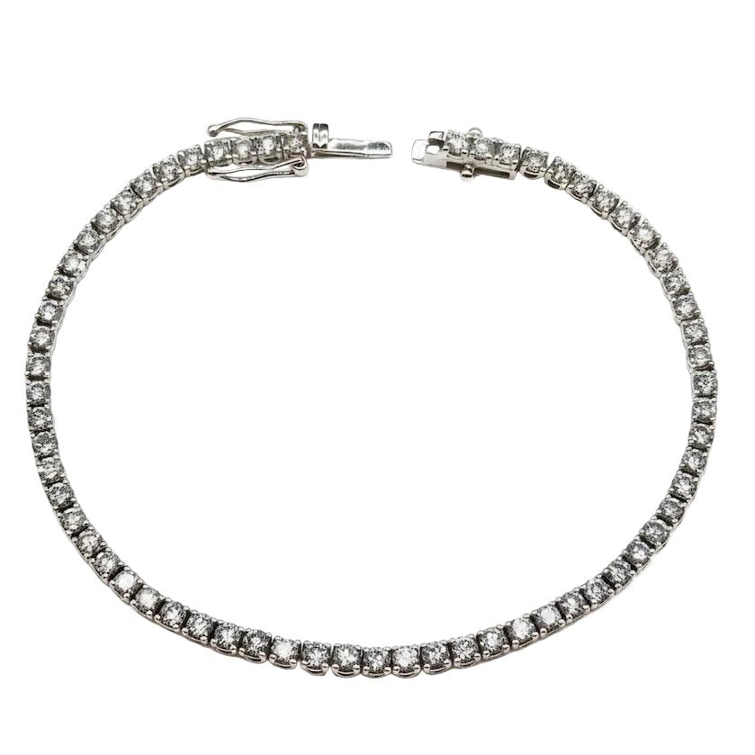 Bracelet Ligne en or blanc et diamants - Castafiore