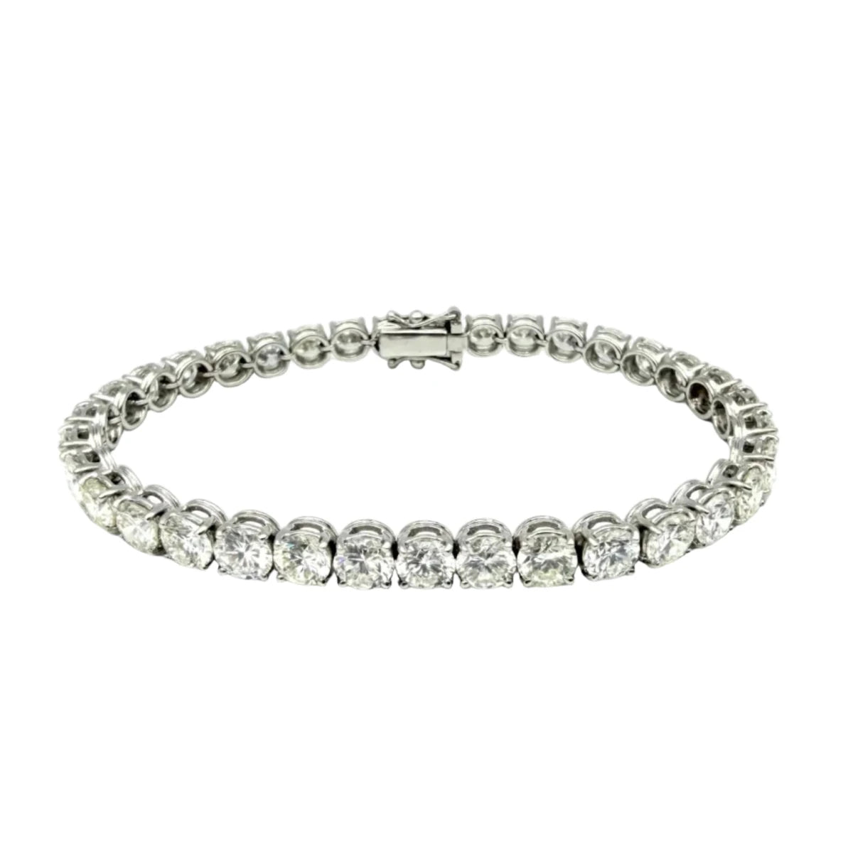 Bracelet Ligne en or blanc et diamants - Castafiore