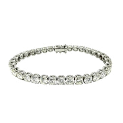 Bracelet Ligne en or blanc et diamants - Castafiore