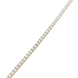 Bracelet Ligne en or blanc, or jaune et diamants - Castafiore