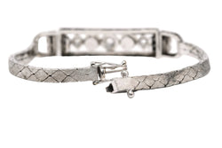 Bracelet Ligne en or blanc, perles et diamants - Castafiore
