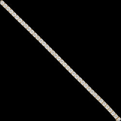 Bracelet ligne en or jaune 18 Cts avec 4,0 Cts de diamants brillants G - VS. - Castafiore