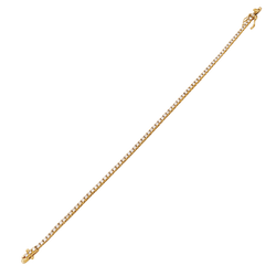 Bracelet Ligne en or rose et diamants - Castafiore