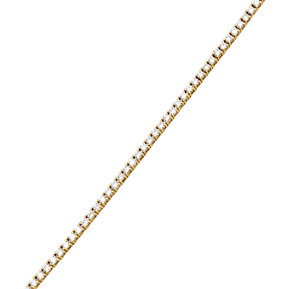 Bracelet Ligne en or rose et diamants - Castafiore