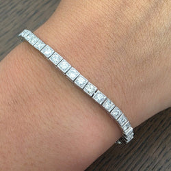 Bracelet Ligne en platine et diamants - Castafiore