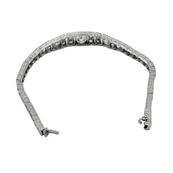 Bracelet Ligne en platine et diamants - Castafiore