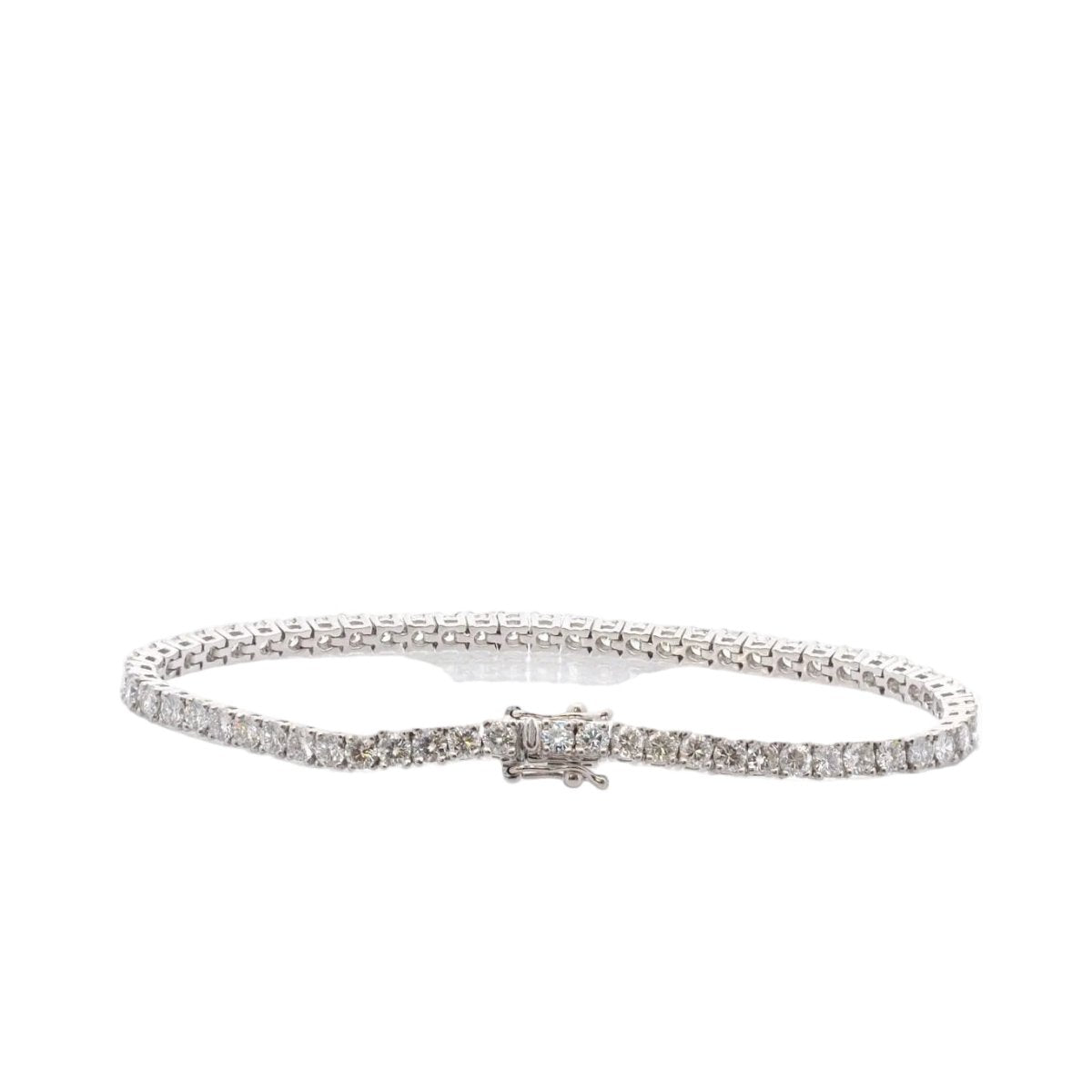 Bracelet Ligne en platine et diamants - Castafiore