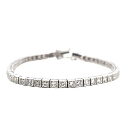 Bracelet Ligne en platine et diamants - Castafiore