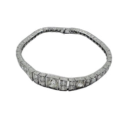 Bracelet Ligne en platine et diamants - Castafiore