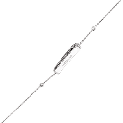 Bracelet Ligne MESSIKA "Baby Move Pavé" en or blanc et diamants - Castafiore