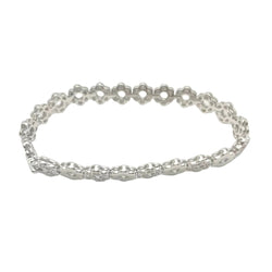 Bracelet Ligne POLI en or blanc et diamants - Castafiore