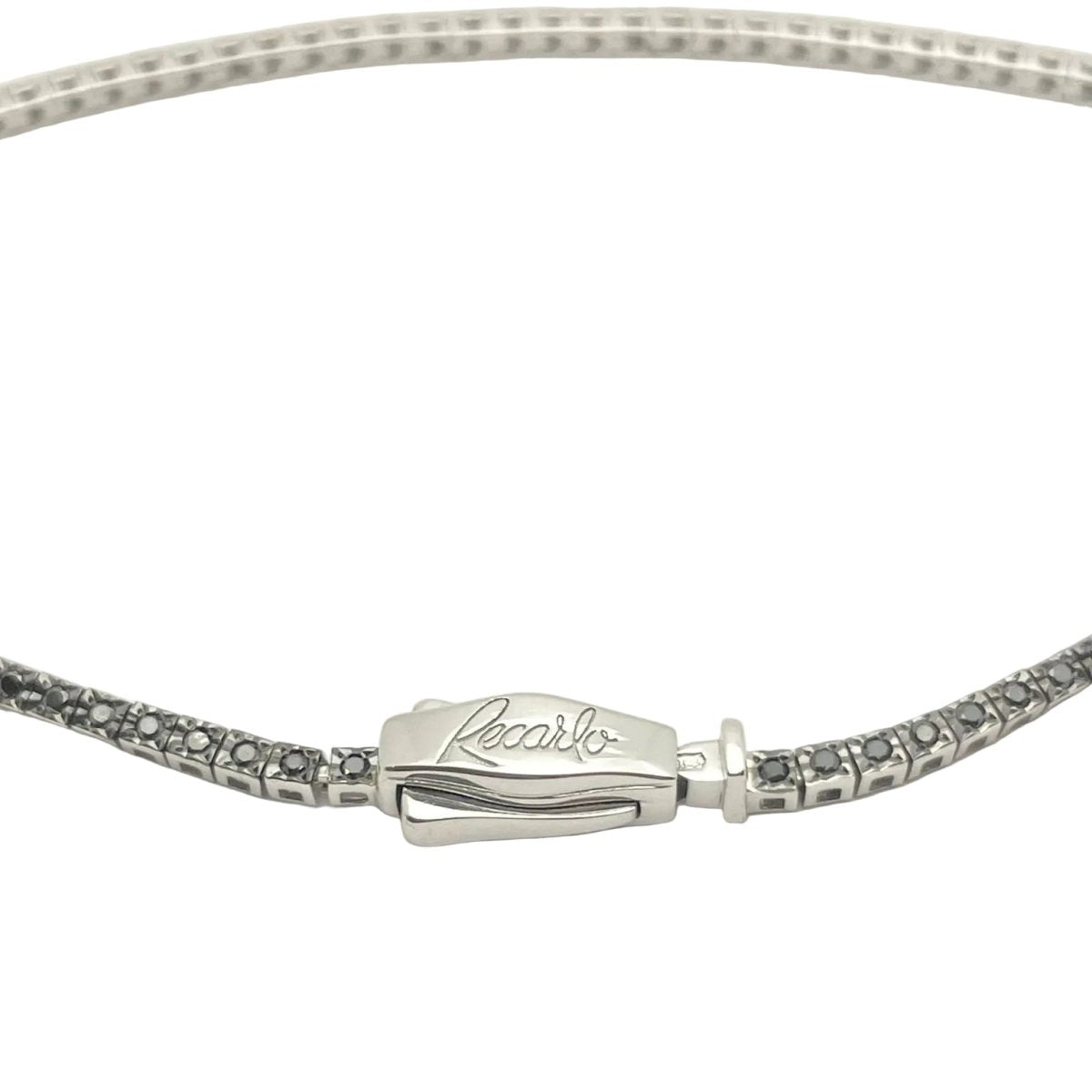 Bracelet Ligne RECARLO en or blanc et diamants - Castafiore