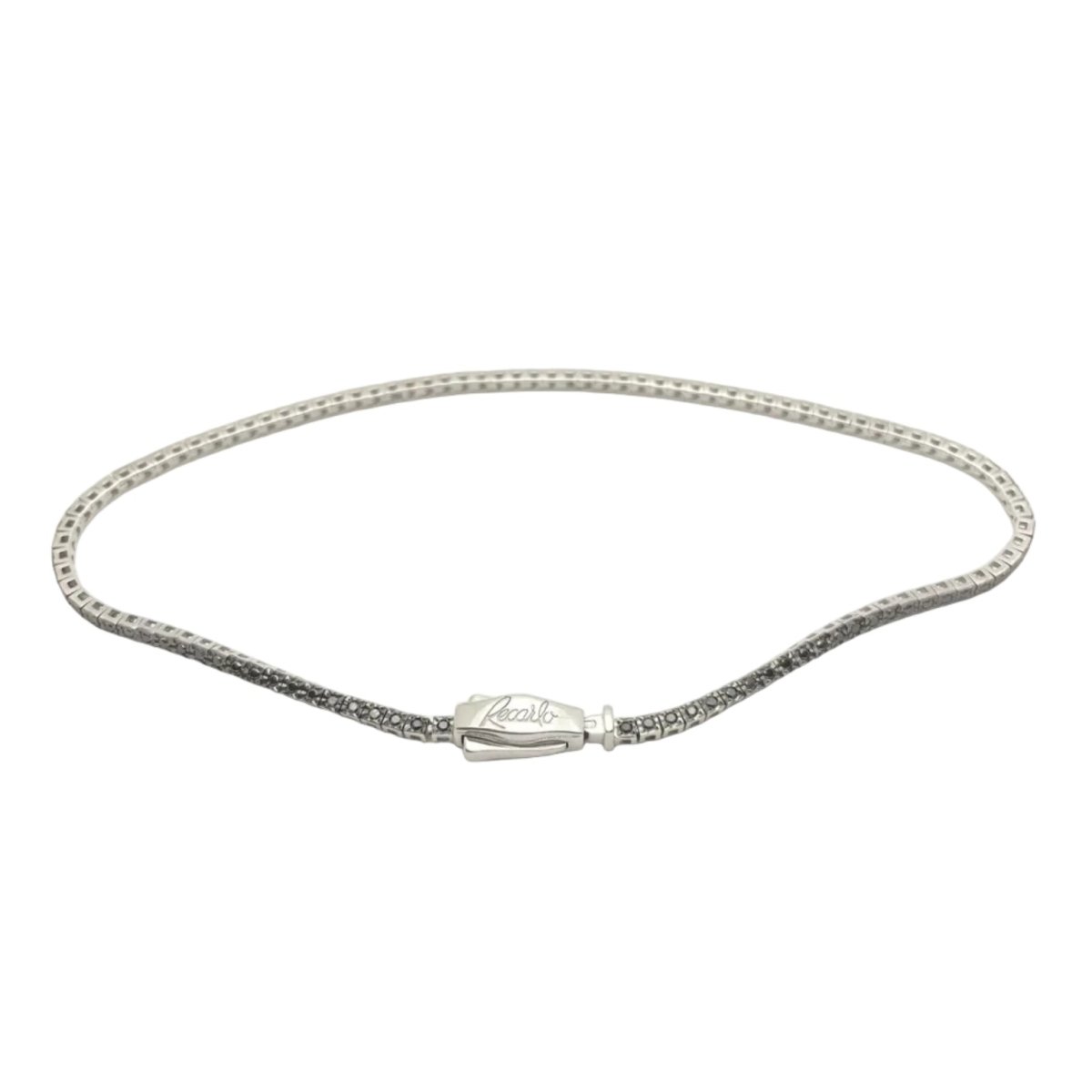 Bracelet Ligne RECARLO en or blanc et diamants - Castafiore
