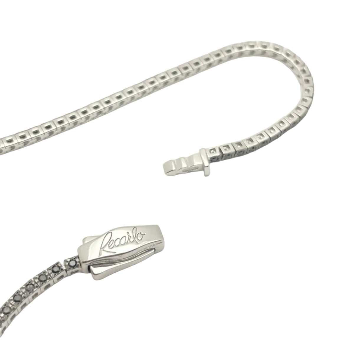 Bracelet Ligne RECARLO en or blanc et diamants - Castafiore
