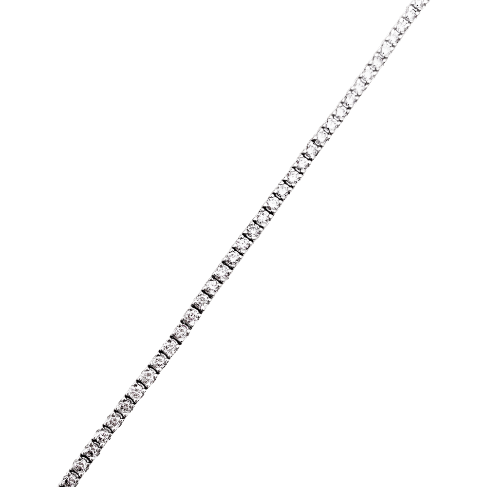 Bracelet Ligne ZOUGHAIB en or blanc et diamants - Castafiore