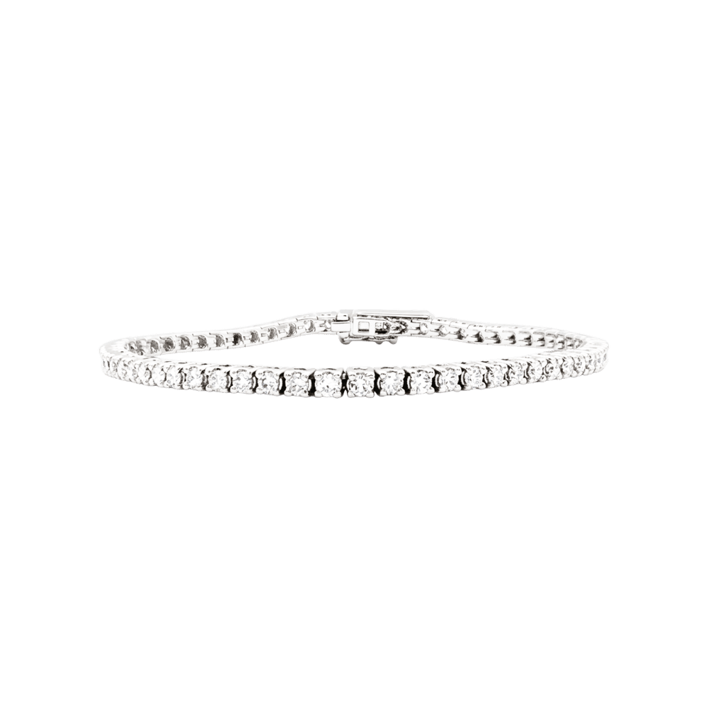 Bracelet Ligne ZOUGHAIB en or blanc et diamants - Castafiore