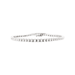 Bracelet Ligne ZOUGHAIB en or blanc et diamants - Castafiore