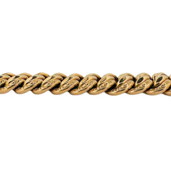 Bracelet maille américaine en or jaune - Castafiore
