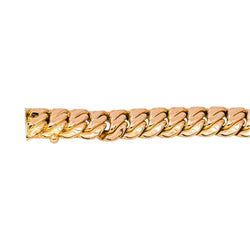 Bracelet Maille américaine en or rose - Castafiore