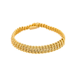 Bracelet Maille Américaine Or jaune - Castafiore