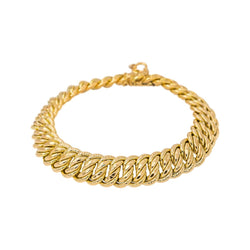 Bracelet Maille Américaine Or jaune - Castafiore