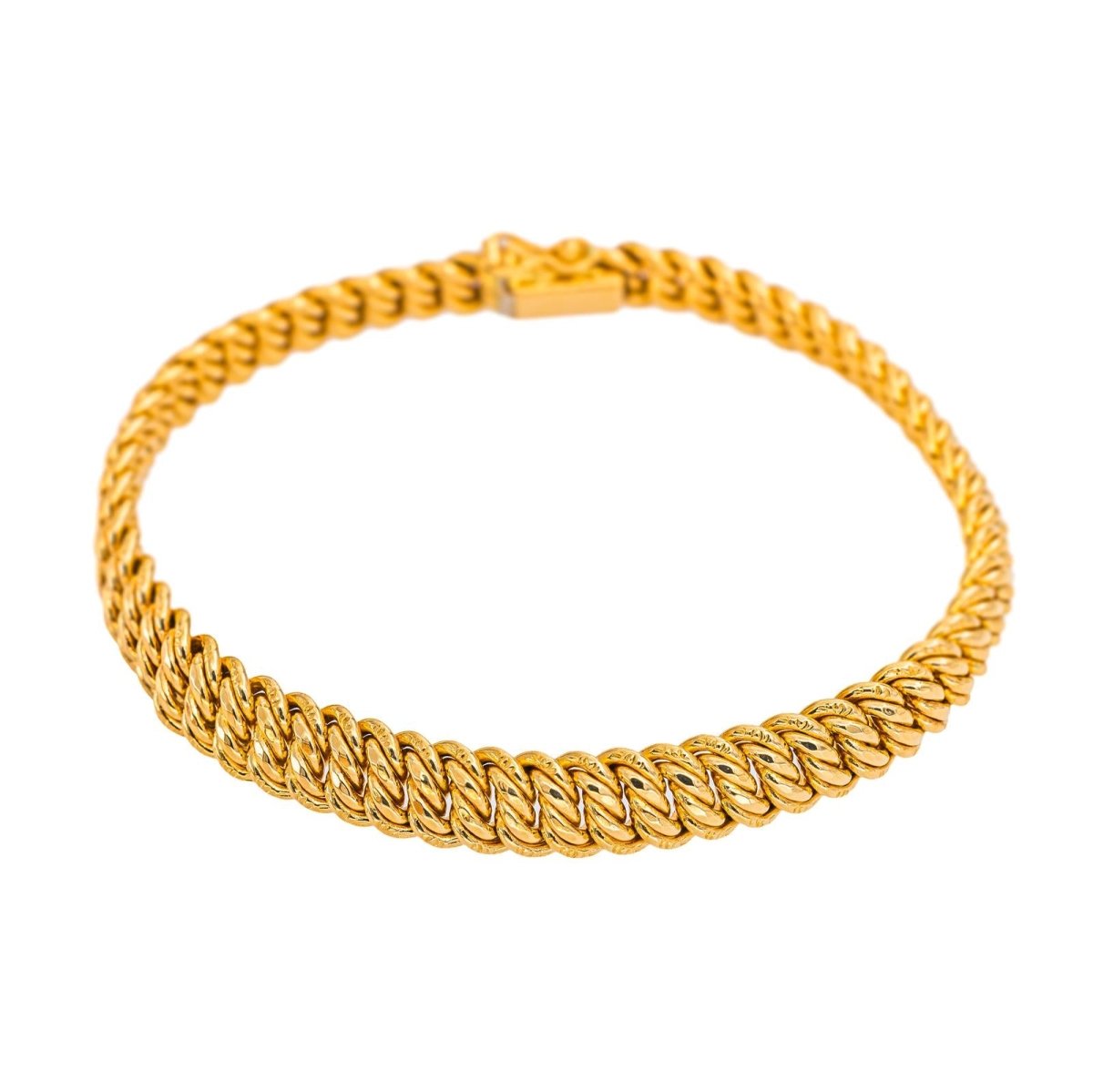 Bracelet Maille Américaine Or jaune - Castafiore