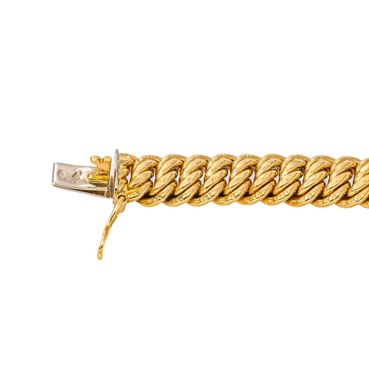 Bracelet Maille Américaine Or jaune - Castafiore