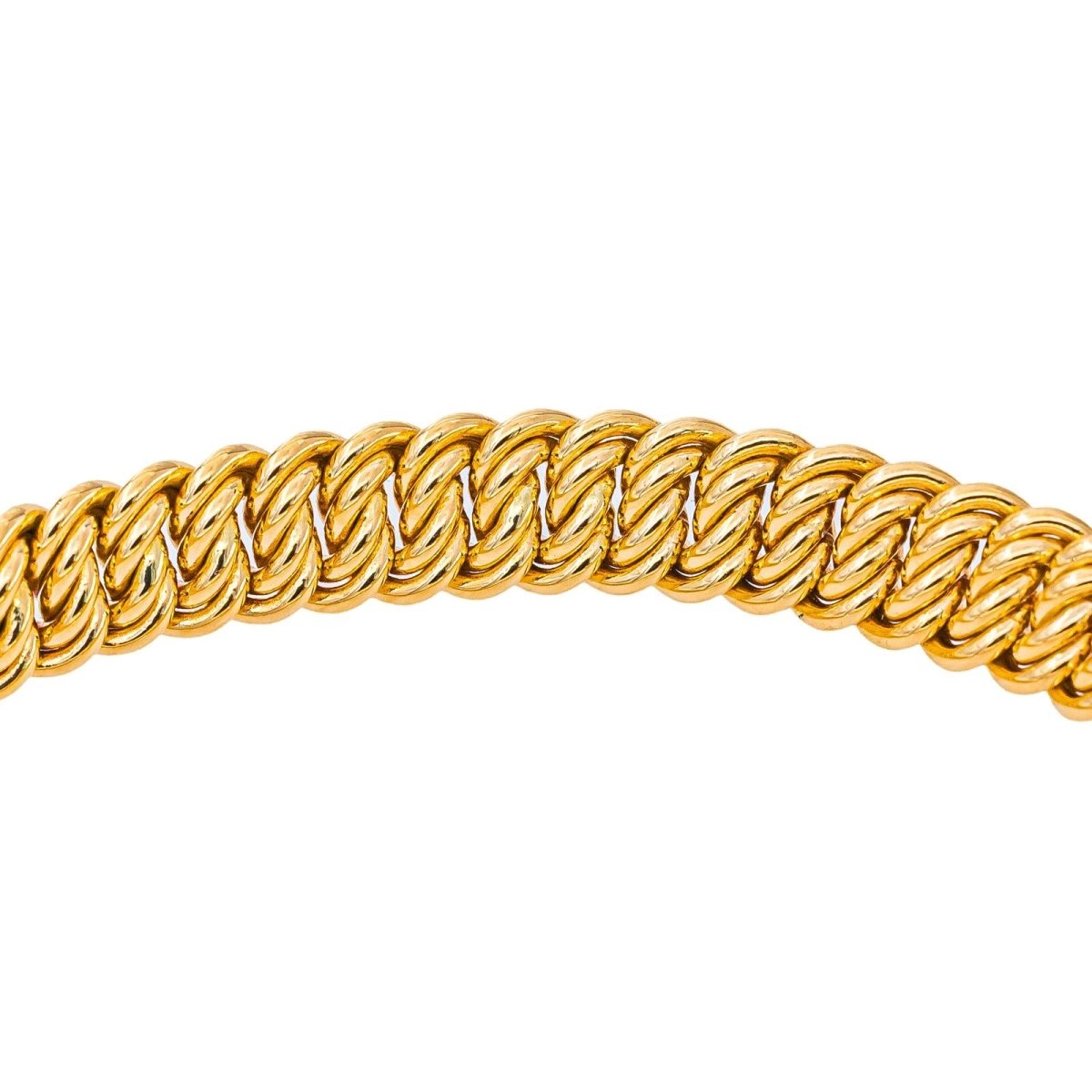 Bracelet Maille Américaine Or jaune - Castafiore