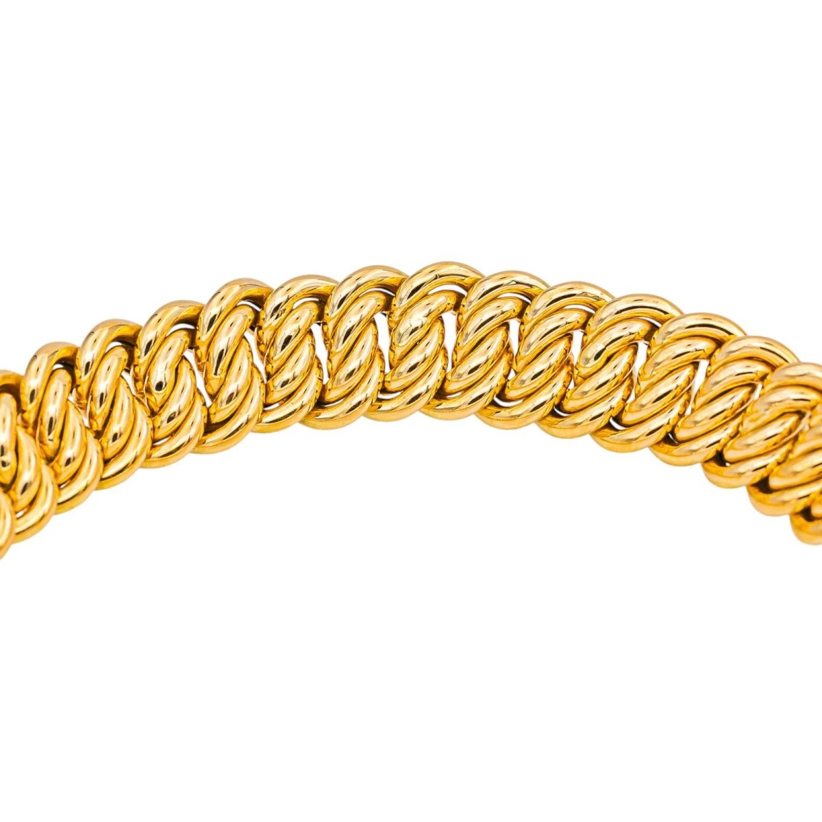 Bracelet Maille américaine Or jaune - Castafiore