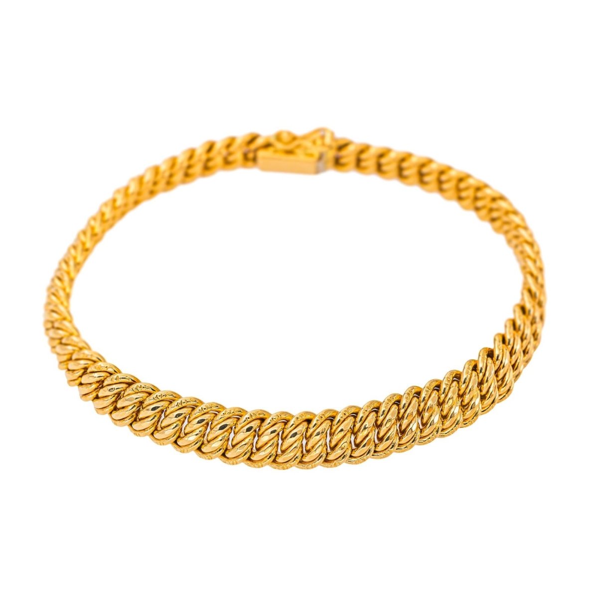 Bracelet Maille Américaine Or jaune - Castafiore