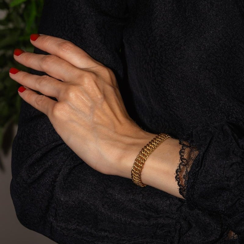 Bracelet Maille américaine Or jaune - Castafiore