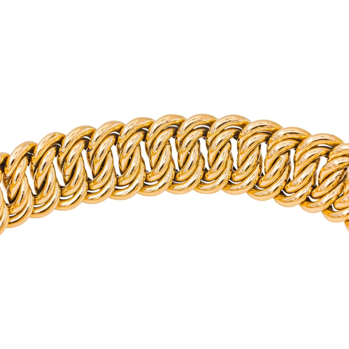 Bracelet Maille américaine Or rose - Castafiore