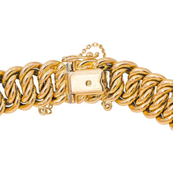 Bracelet Maille américaine Or rose - Castafiore