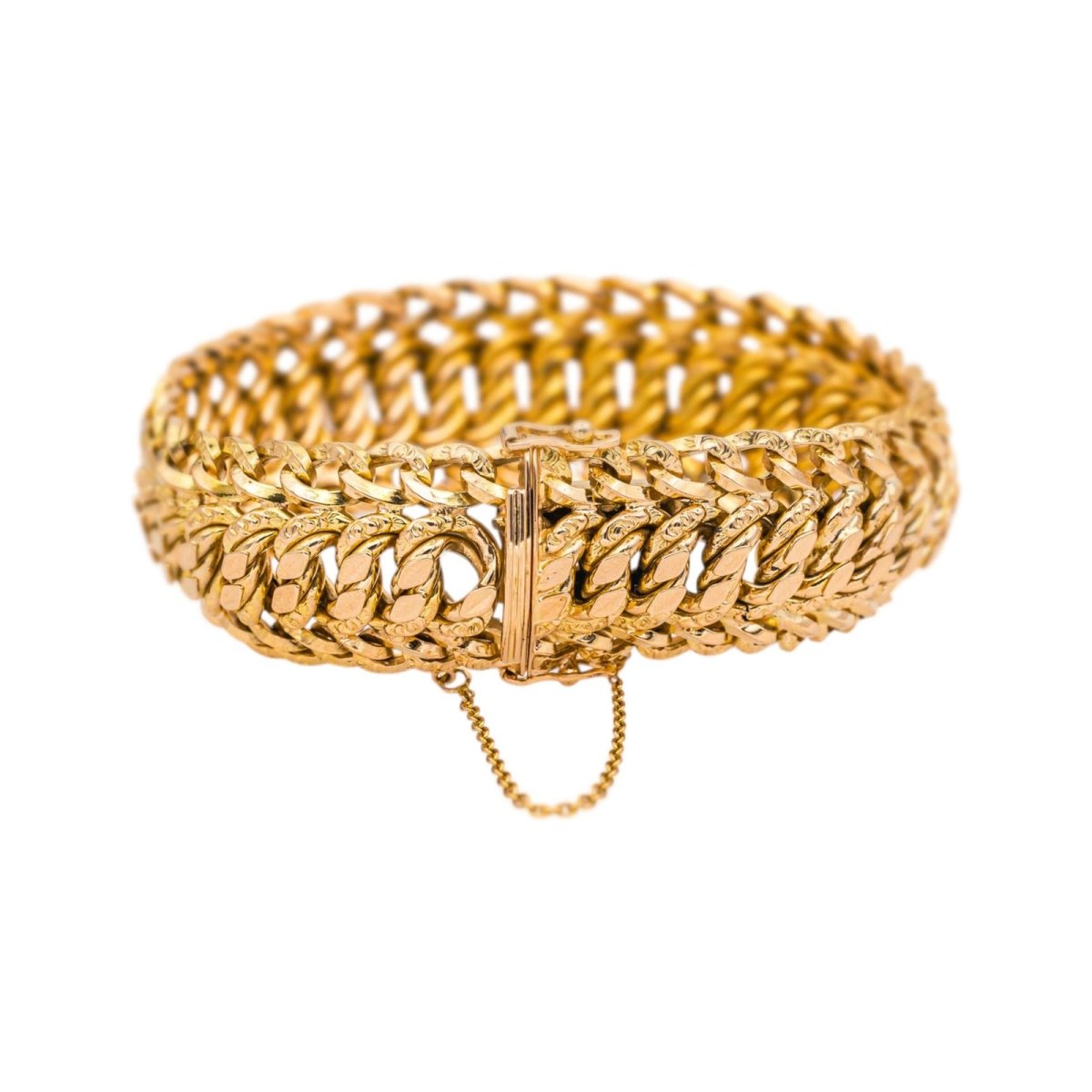 Bracelet Maille américaine Or rose - Castafiore