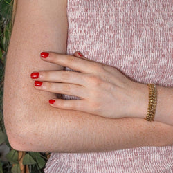 Bracelet Maille américaine Or rose - Castafiore