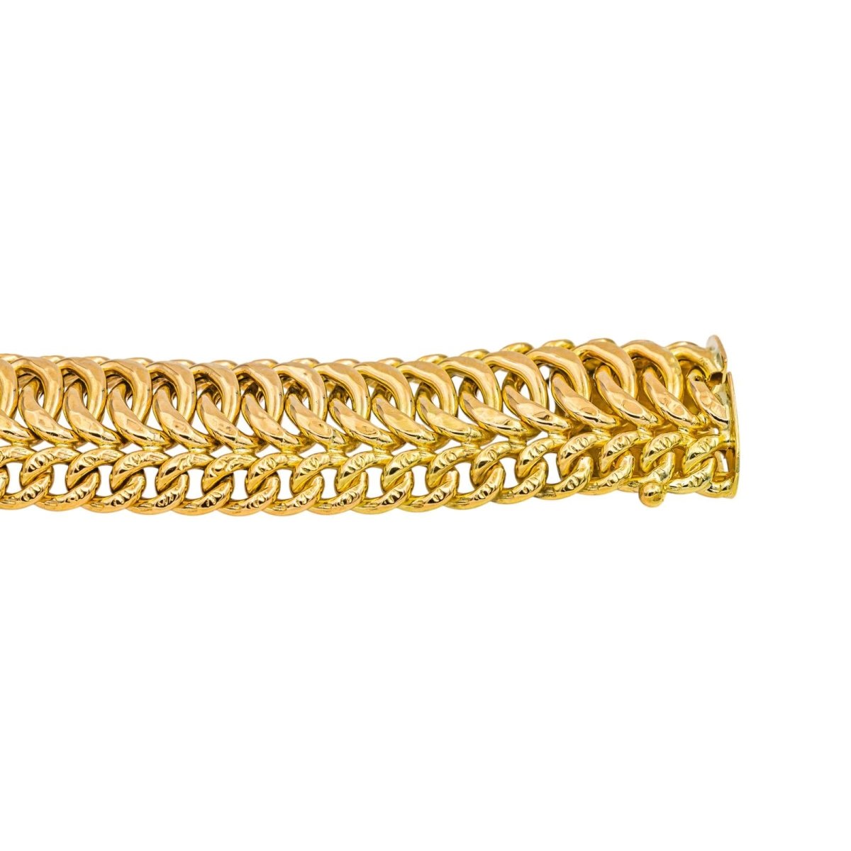 Bracelet Maille anglaise Or jaune - Castafiore