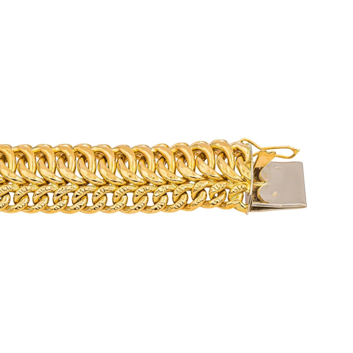 Bracelet Maille anglaise Or jaune - Castafiore