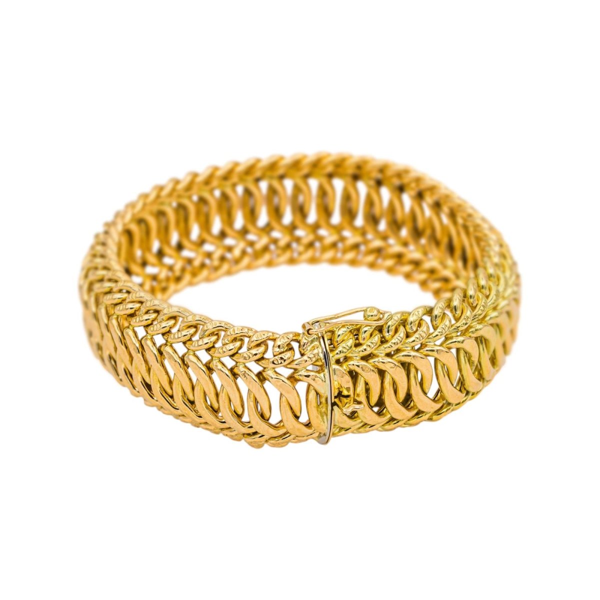 Bracelet Maille anglaise Or jaune - Castafiore